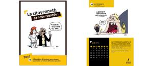 Edition du calendrier 2016 de la Fédération des Aveugles de France