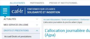 Comment demander l'allocation journalière du proche Aidant?