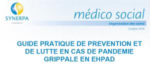 Un guide pratique de prévention et de lutte en cas de Pandémie Grippale en EHPAD