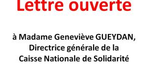 Lettre ouverte d'aidants à Madame Geneviève GUEYDAN