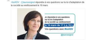 Posons nos questions d'aidants à la Secrétaire d'Etat le 16 mars