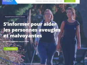  alt="l'UNADEV accompagne ses prestataires d'aide à la personne au handicap visuel grâce à un site internet dédié"